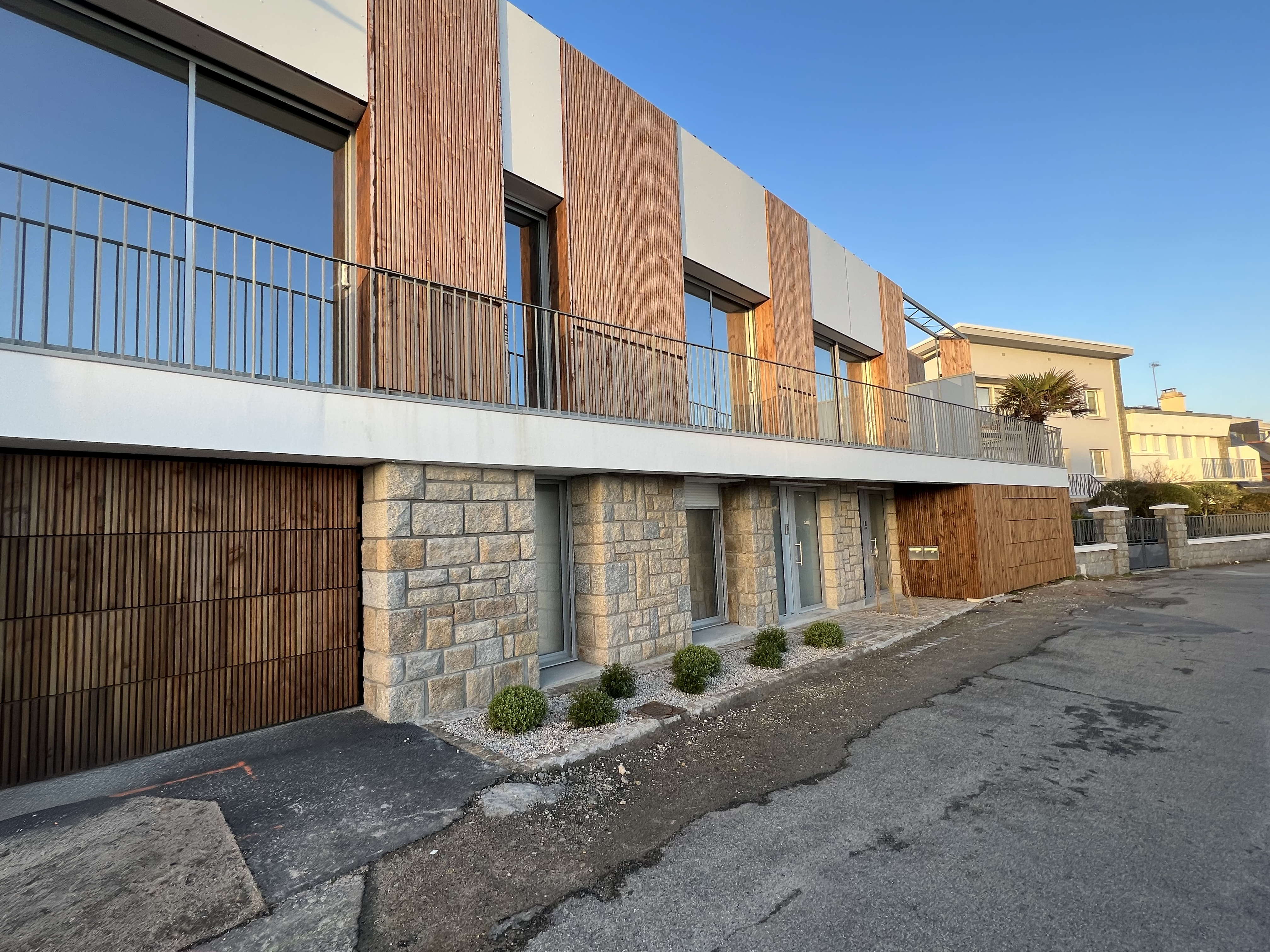 Garde-corps sur un immeuble